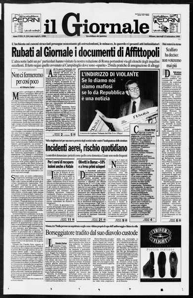 Il giornale : quotidiano del mattino